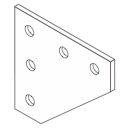 D556 Five Hole Corner Connector